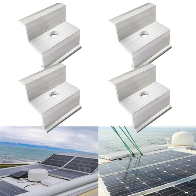 Morsetto terminale solare fotovoltaico premium in alluminio alta resistenza alla