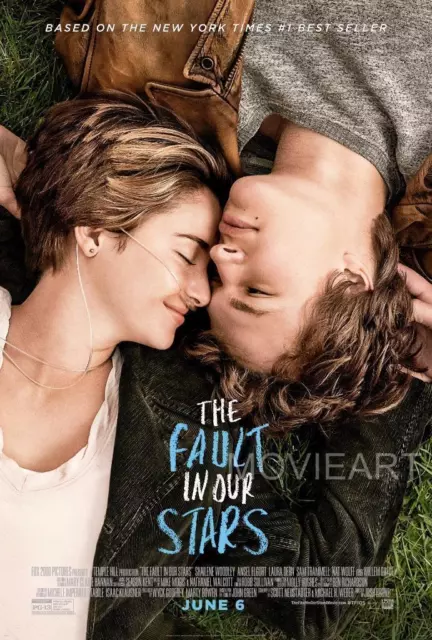 The Fault In Our Stars Movie Poster Film A4 A3 Art Print Cinema