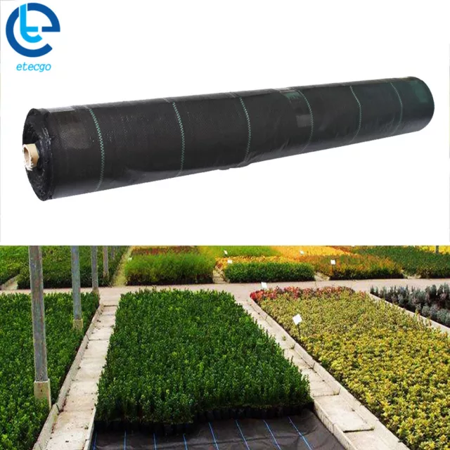 3.2 Ounce Heavy Duty Weed Barrier Fabric Woven Earthmat Landscape Ground Cover