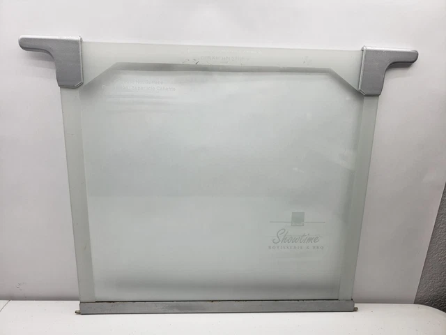 Ronco Showtime Rotisserie 4000 5000 Replacement Part GLASS DOOR Silver