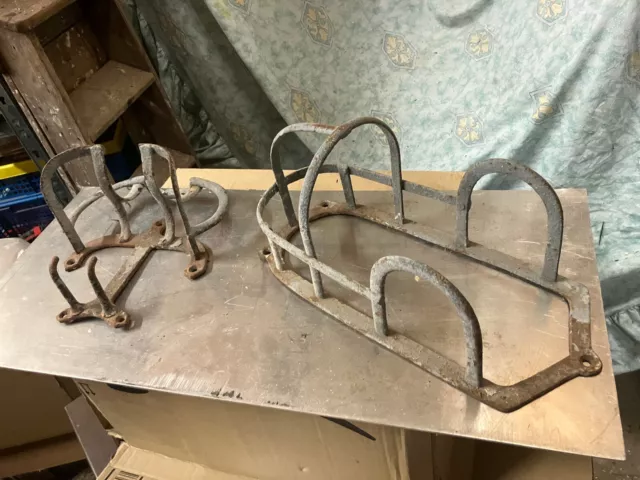 Victorian  / Edwardian Equine Tack Room Bridle Rack . In Iron. Antique/vintage