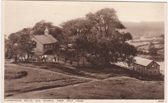 Old Church From Golf Links, LLANDRINDOD WELLS, Radnorshire