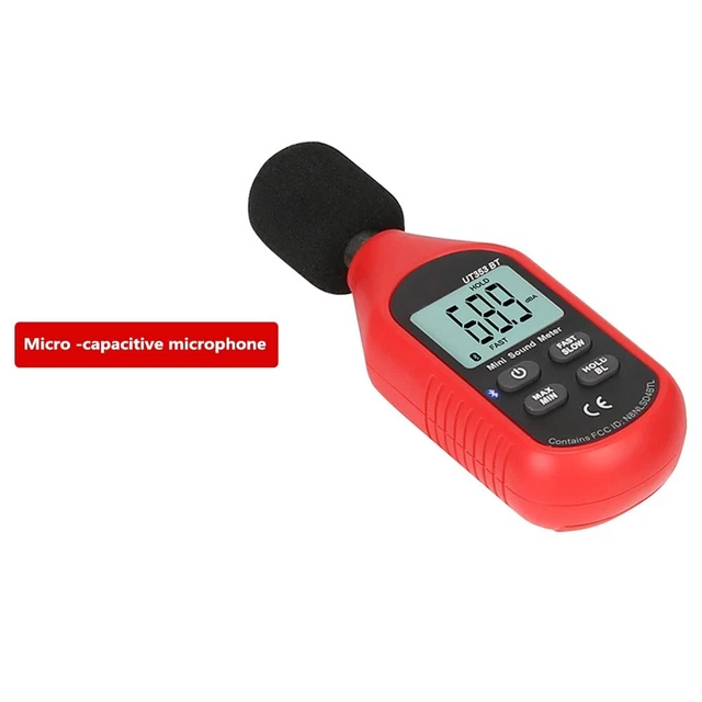 Rilevatore di rumore test misuratori UT353BT dispositivo portatile decibel sonoro