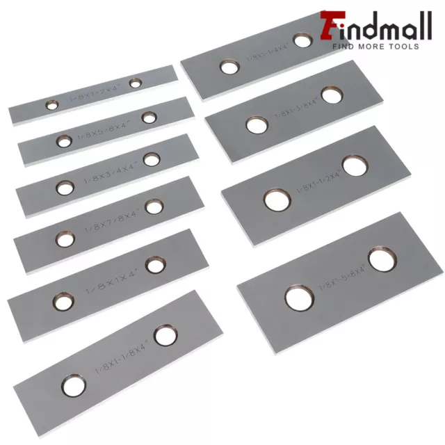 10Pair 1/8 x 4 In  Precision Parallel Set . 001" Hardened Steel In Case New