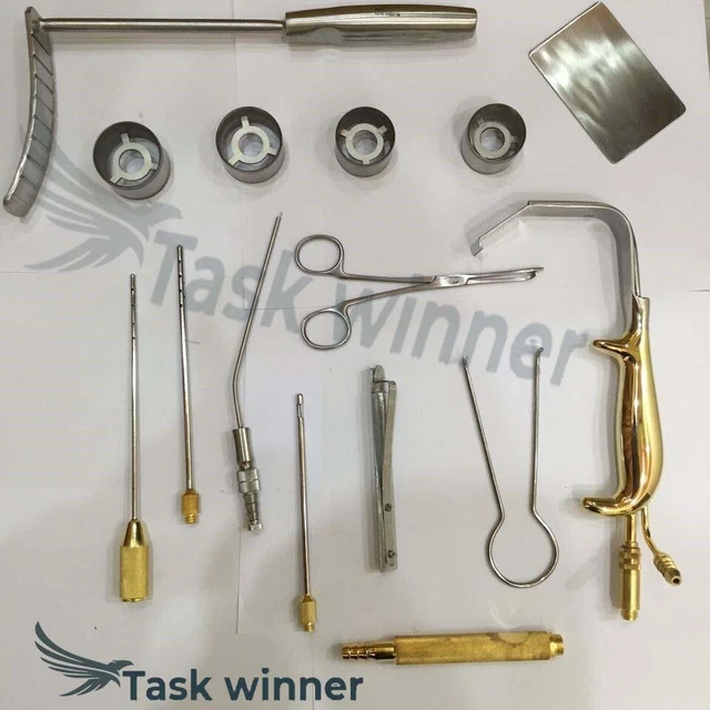 Lot D'instruments Chirurgie Plastique Daniel Gubisch Rib Harvest - 11 Pièces Neuves, Marque AMS