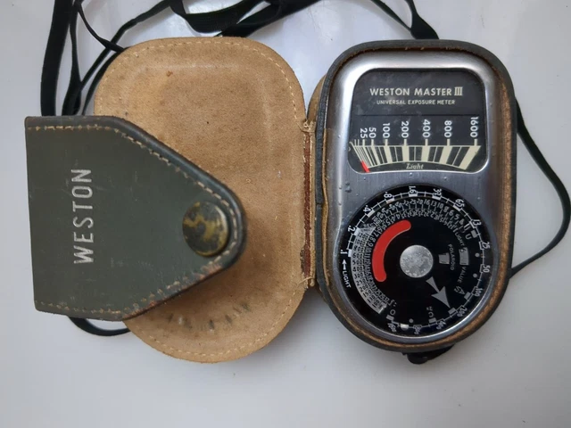 POSEMETRE Weston MASTER III analogique photographie