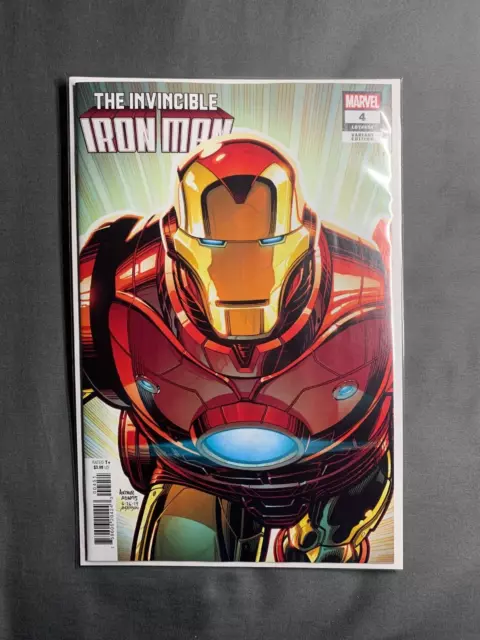 INVINCIBLE IRON MAN #4 1:25 Arthur Adams Variant (2023) MARVEL COMICS Gemini NM