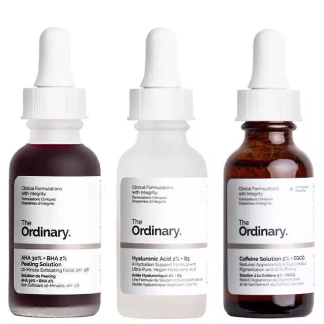 The Ordinary- AHA 30% + BHA 2% Peeling Solution - Hyaluronic Acid 2% + B5, 30ml