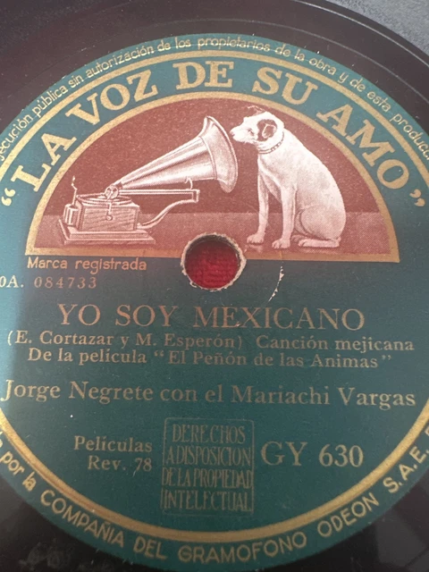 DISCO 78rpm DE ESOS ALTOS DE JALISCO BSO EL