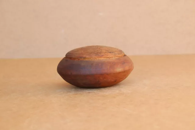 Old Antique Primitive Wooden Wood Bowl Plate Box Cup Mug for Spices Early 20th.