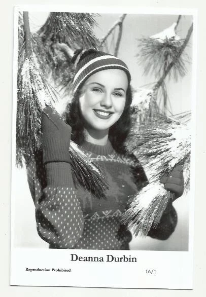 (Bx24) Deanna Durbin Swiftsure Photo Postcard (16/1) Filmstar Pin Up Glamor