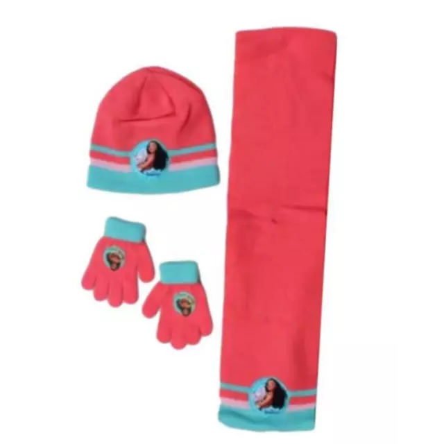 Bonnet avec écharpe et gants Vaiana Disney