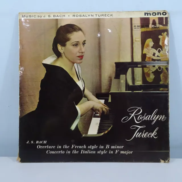 ALP 1791 (R/G ED1) Rosalyn Tureck Music by J. S. Bach Overture LP RARE