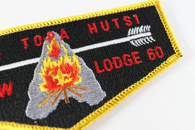 Vintage AINA TOPA HUTSI 60 OA Order Arrow WWW Boy Scouts America Flap Patch 2