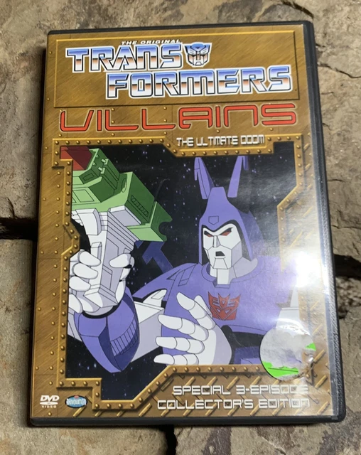 THE ORIGINAL TRANSFORMERS Villains the Ultimate Doom DVD Set. Episodes
