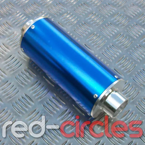 BLUE BIG BORE PIT DIRT BIKE EXHAUST MUFFLER 50cc 110cc 125cc 140cc PITBIKE