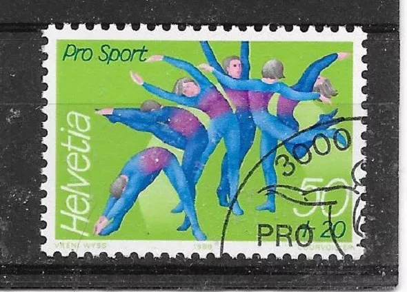 k049 SCHWEIZ/ Sporthilfe MiNr 1404 o Ersttagstempel