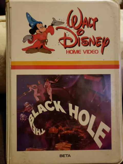 The Black Hole Beta Betamax Not Vhs Walt Disney Home Video Origin Clamshell 1979