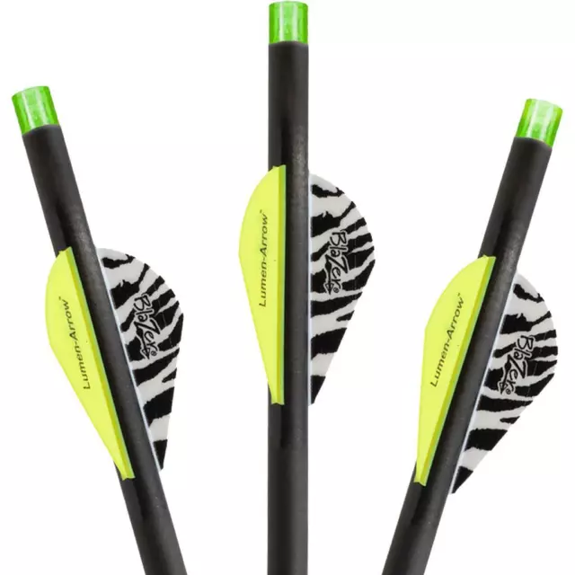 Lumenok Carbon Bolt  Flat Nock 20" 3 pack