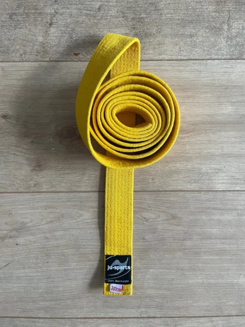 Kampfsport / Judo Gürtel Gurt Ju-Sports 240cm neu gelb