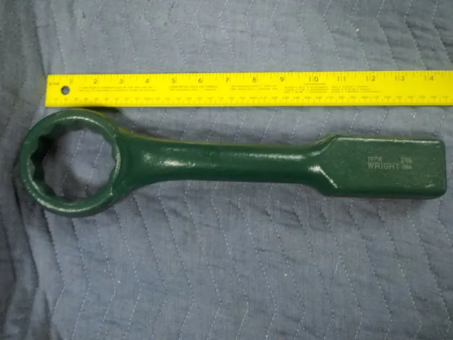 WRIGHT 1976 2-3/8" Striking Wrench with Offset Handle Hammer Wrench