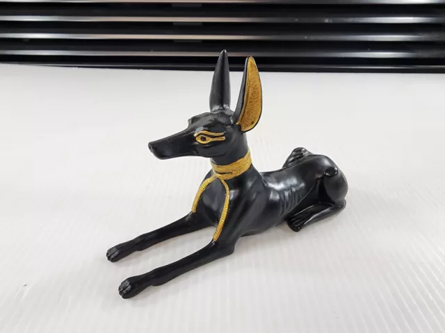 Small Sitting Anubis Ancient Egyptian God of the Afterlife Figurine Egypt 5"