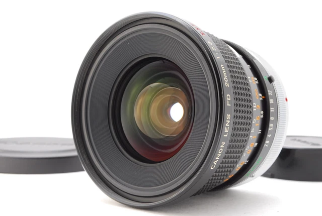 [Top MINT w/Cap] Canon FD 20mm f/2.8 S.s.C SSC Wide Angle MF Lens From JAPAN 635
