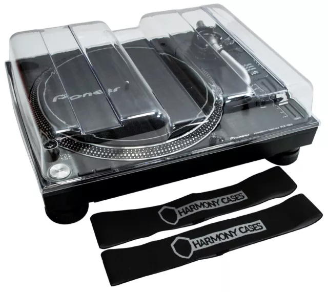 Harmony HCDC3 Plastic Case Saver Cover for Technics SL-1210 MK1-6 Turntable Deck 3