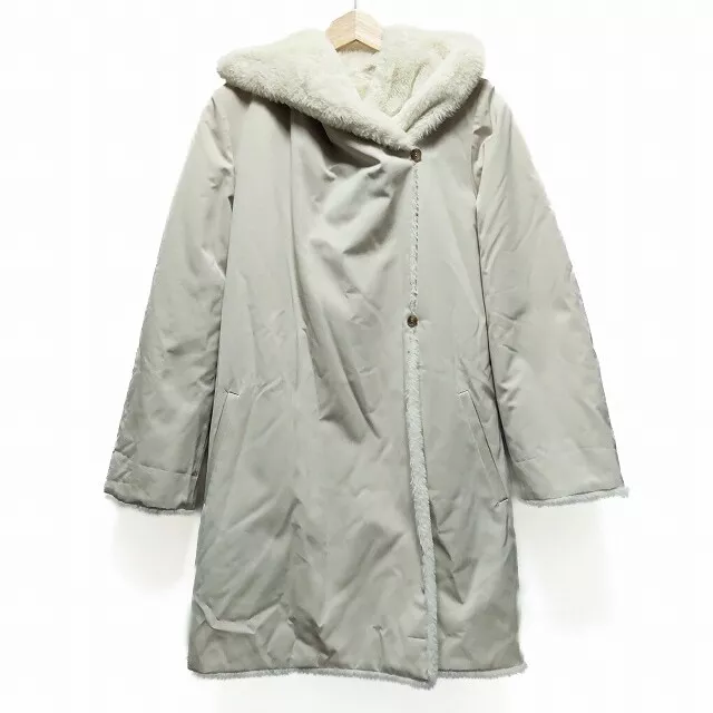 Auth Max Mara STUDIO - Beige Cream Women's Coat