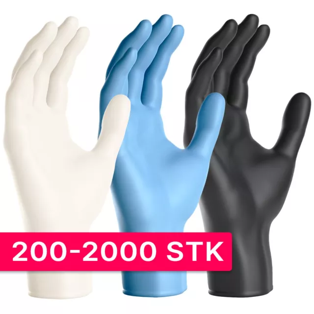 200 - 2000 Nitril Handschuhe Einmal Handschuhe ARNOMED Einweg Handschuhe Gr S-XL
