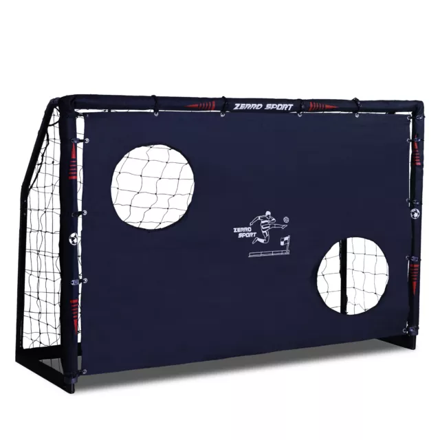 Fussballtor Outdoor zum Spielen und Trainieren 180x60x120cm mit Torwand