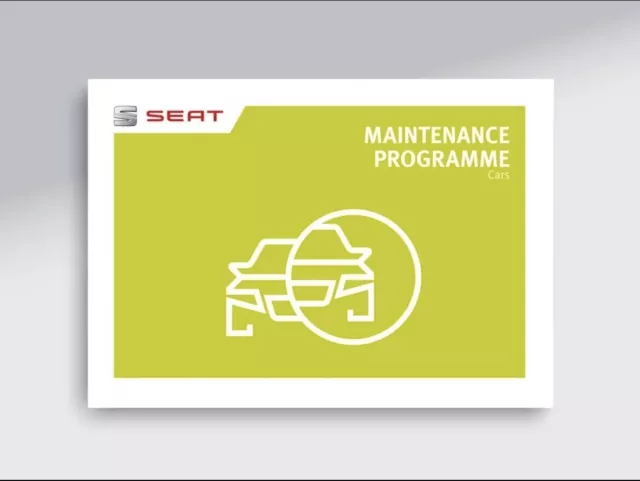 SEAT Ateca Service History Book-Manual Blank For All Models Petrol And Diesel