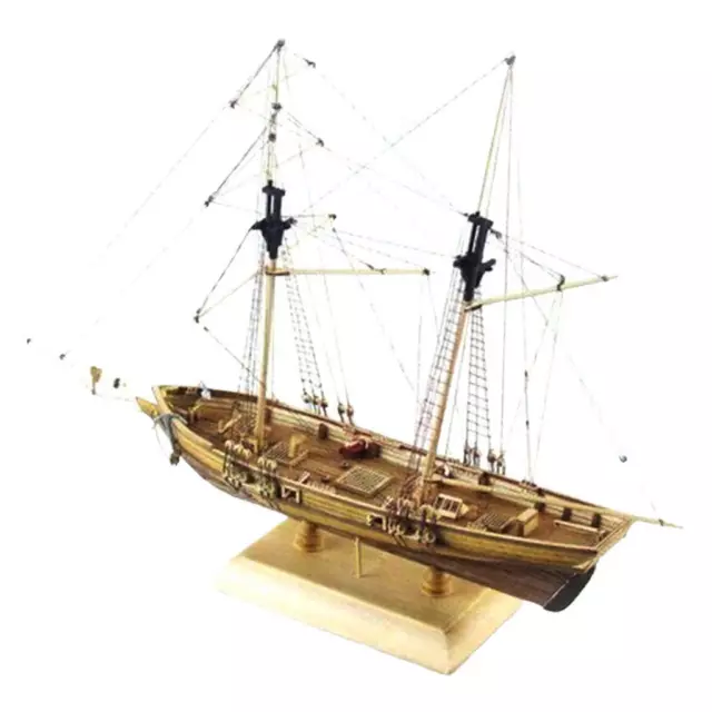 Décor de modèle de voilier, bateau à voile en bois | modèle de bateau à