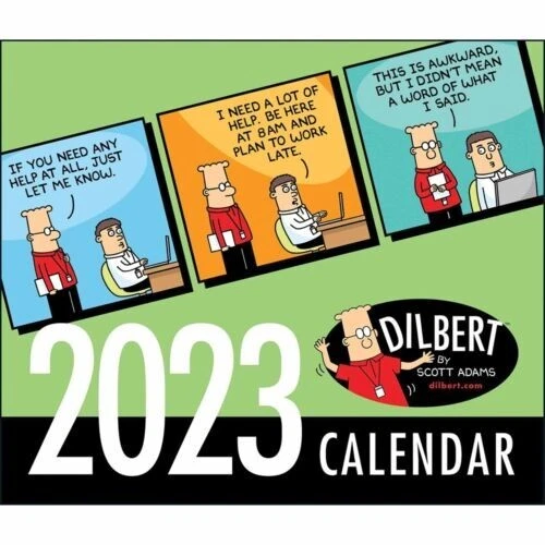DILBERT DESK CALENDAR 2023 Humour Day To View 15.70 PicClick