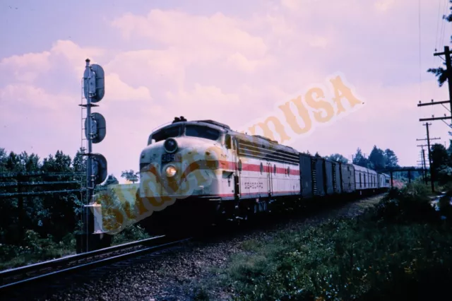 Vtg 1962 Duplicate Train Slide 3020 Seaboard Engine Raleigh NC X8C108