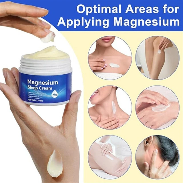 MAGNESIUM SLEEP CREAM Good Night Lotion to Feet Arm Chest for Better