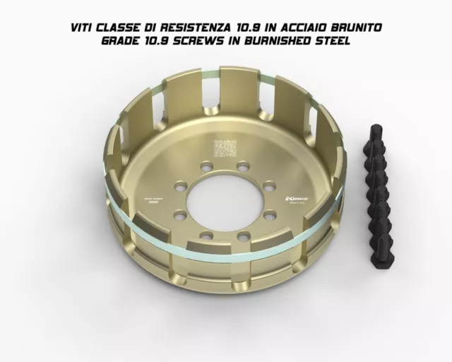 Ducati CLOCHE D'EMBRAYAGE A SEC in Ergal 7075T6 2