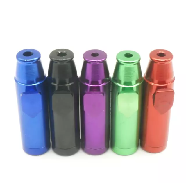 1 Pcs Mini Metal Smoke Pipes Snuff Smoking Herb Tobacco Pipe Grinder Smoke ✅⭐ 2