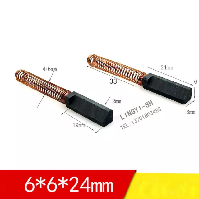 Ridgid Table Saw Carbon Motor Brush Set TS2400-1 TS2400 TS 2400 2400-1