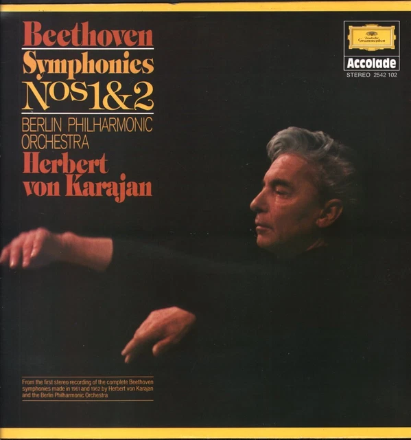 2542102 HERBERT VON Karajan / Berlin Philharmonic Orchestra Beethoven ...