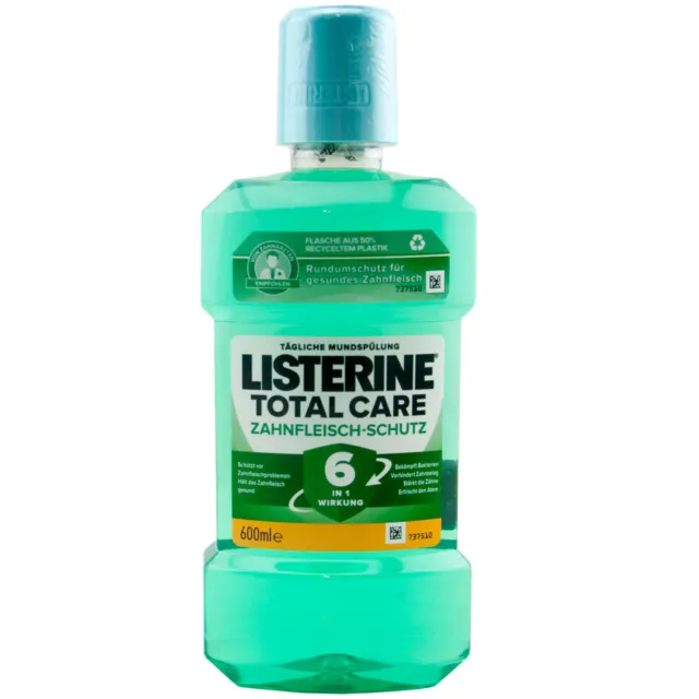 Listerine Enjuague Bucal Zahnfleisch-Schutz 1 X 600ml Total Cuidado 6in1 Efecto