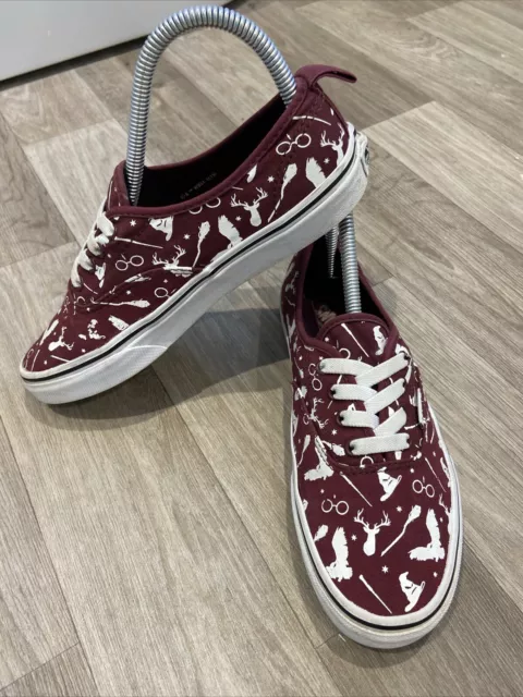 Burgundy harry potter vans sales
