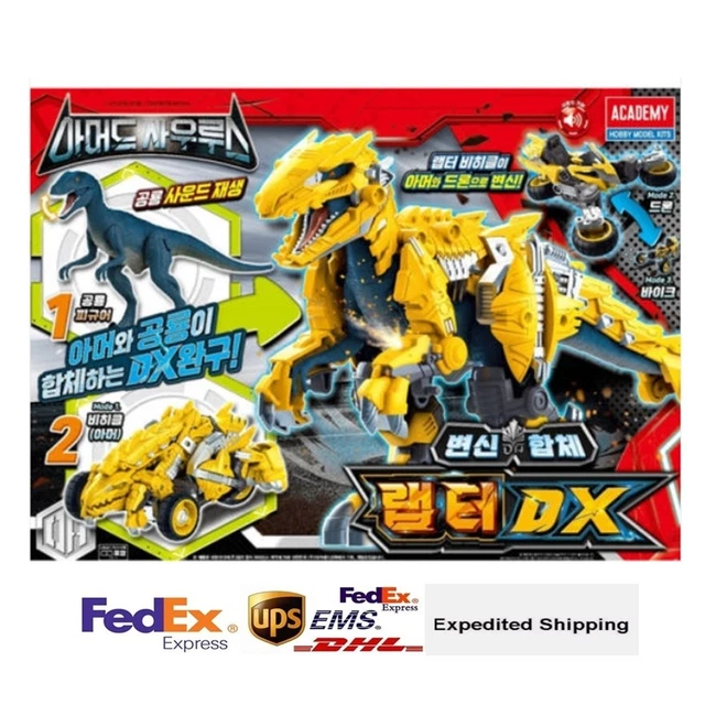 ACADEMY ARMORED-SAURUS TRANSFORMATION Combined Raptor DX Robot Dinosaur ...