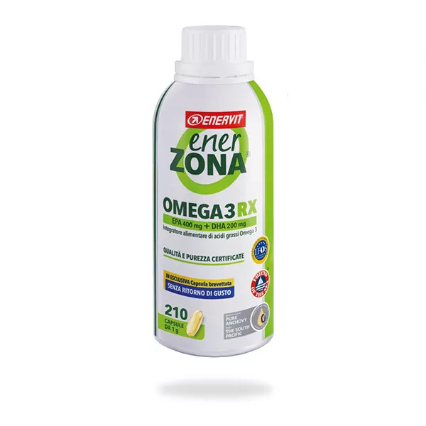 Enervit Enerzona OMEGA 3 RX confezione da 210 cps senza ritorno di gusto