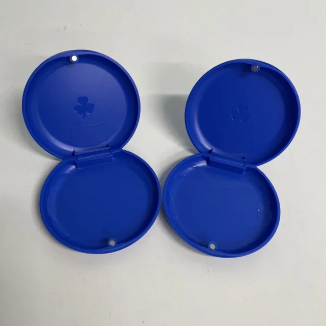 2-PACK Retainer Case Orthodontic Retainer Cases Blue NEW 2-PACK