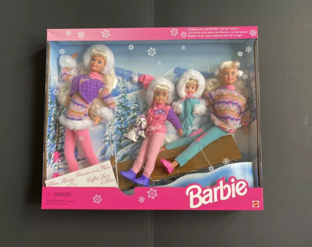 Barbie sledding fun cheap