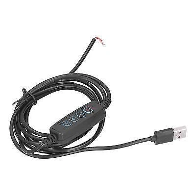 2m Dimmable Universal USB Light Switch Cord for 5V Lamp Power -