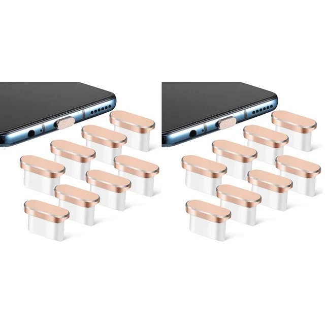 16 Pcs Dust Plug USB C Dust Cover Cap Type C Dust Covers Small