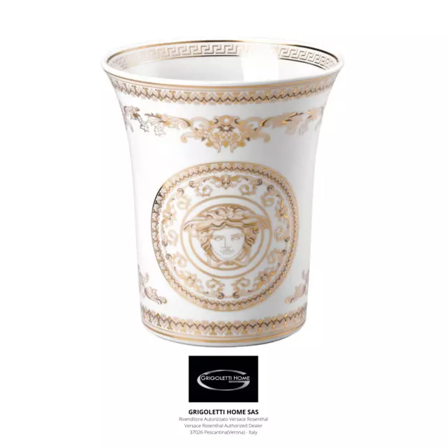 Versace Rosenthal - Medusa Gala - Vaso h cm 18 - Rivenditore Autorizzato