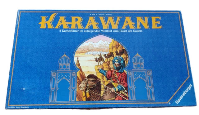 Karawane - Ravensburger - 5 Kamelführer Wettlauf Palast Kaiser Brettspiel